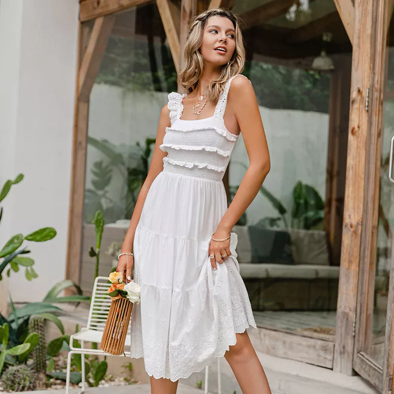 vestido ibicenco Blanco Sublime - Vestido Ibicenco