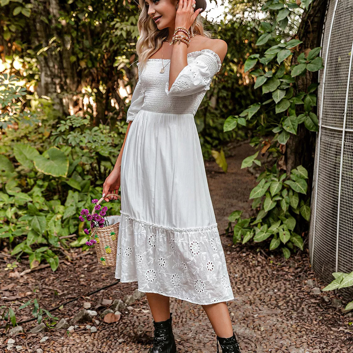 Vestido Midi de Fiesta Ibicenca | Moda Ibicenca
